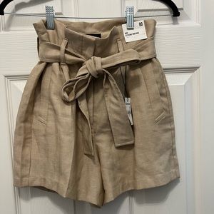 Express high waisted khaki shorts brand new with tags